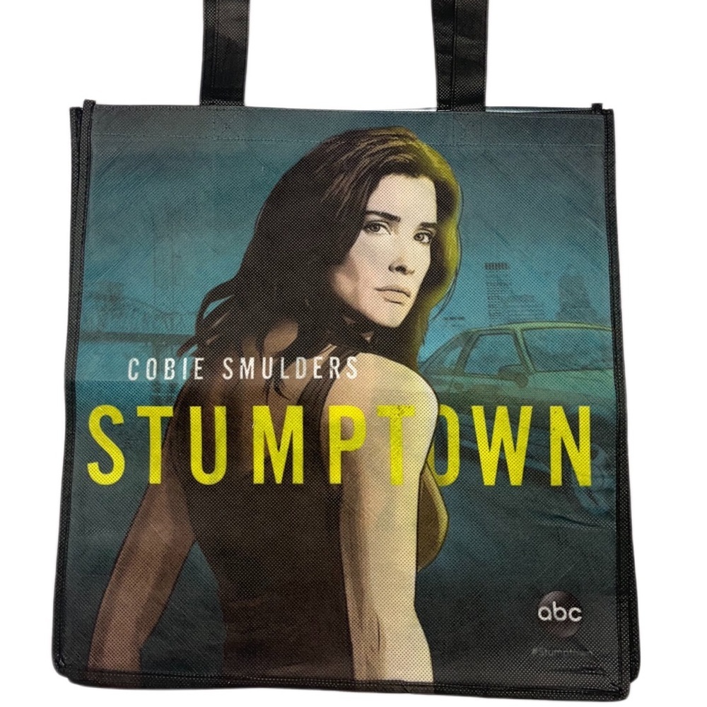 ABCs shows Stumptown and Emergence 15x15 printed double sided canvas tote bag